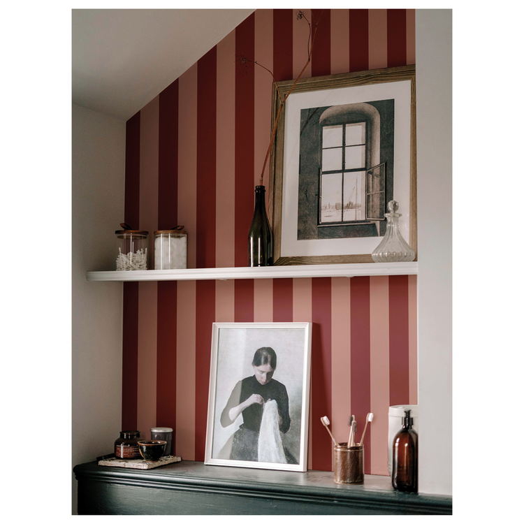 AUGUSTE rose et bordeaux