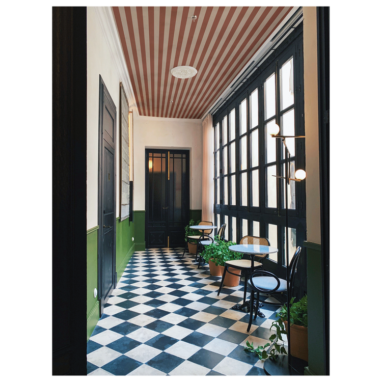 AUGUSTE beige et terracotta