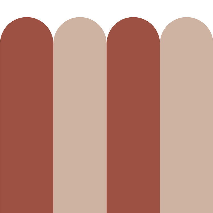 BARNABÉ beige et terracotta