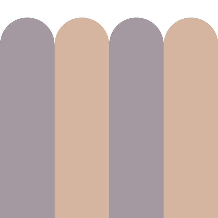 BARNABÉ beige et parme