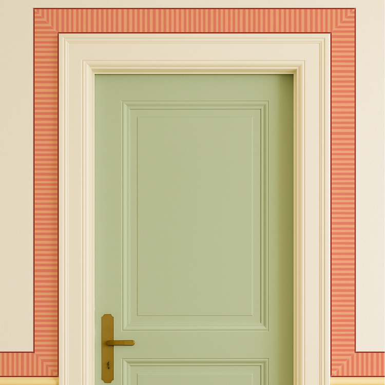 BONNIE rose saumon et bordeaux