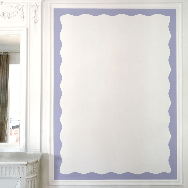 BORDURE ONDULÉE parme