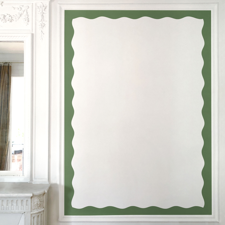 BORDURE ONDULÉE vert