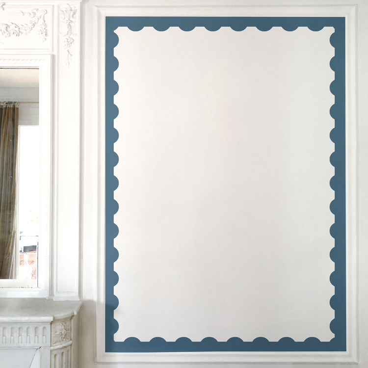 BORDURE PERLÉE bleu