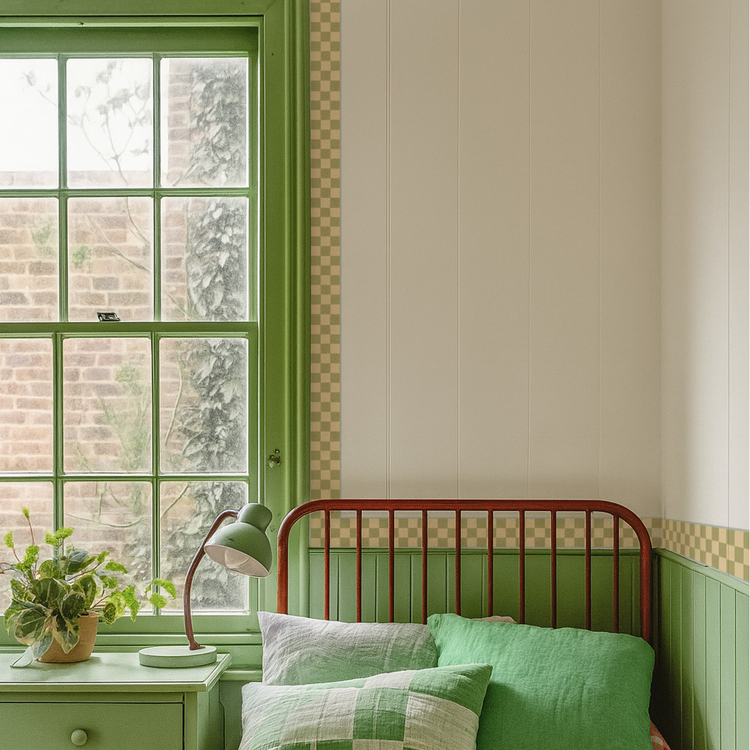 CLYDE vert anis et bleu