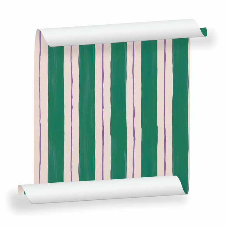 FRIDA vert crème et violet