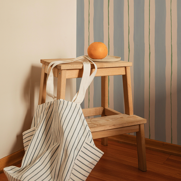 FRIDA bleu pastel crème et vert