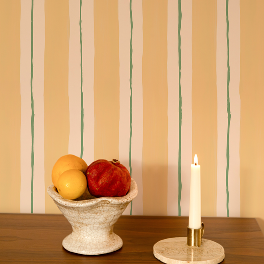 FRIDA jaune crème et vert