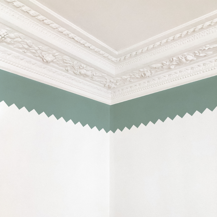 FRISE CRANTÉE vert céladon