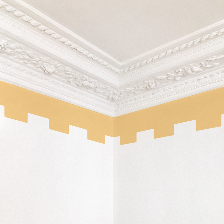 FRISE CRÉNELÉE jaune clair