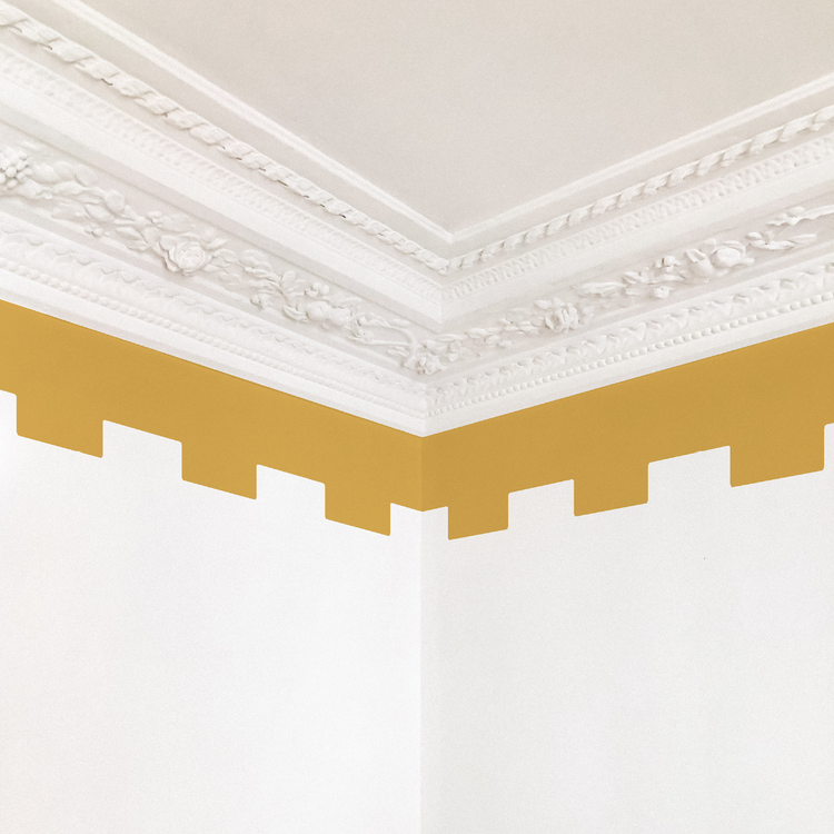 FRISE CRÉNELÉE jaune