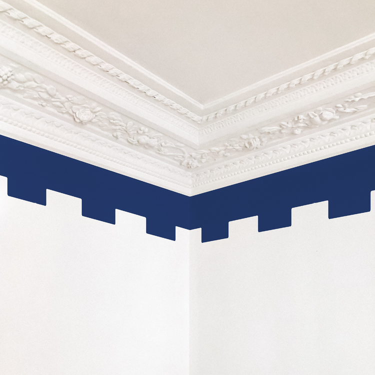 FRISE CRÉNELÉE bleu marine