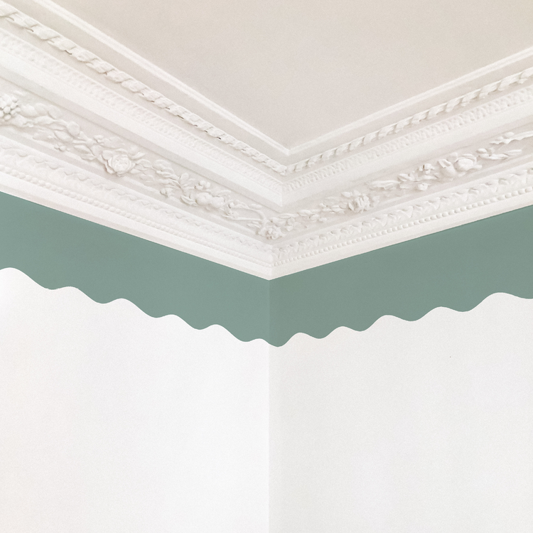 FRISE ONDULÉE vert céladon