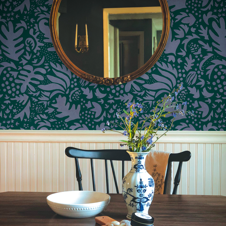 ALIÉNOR vert et violet