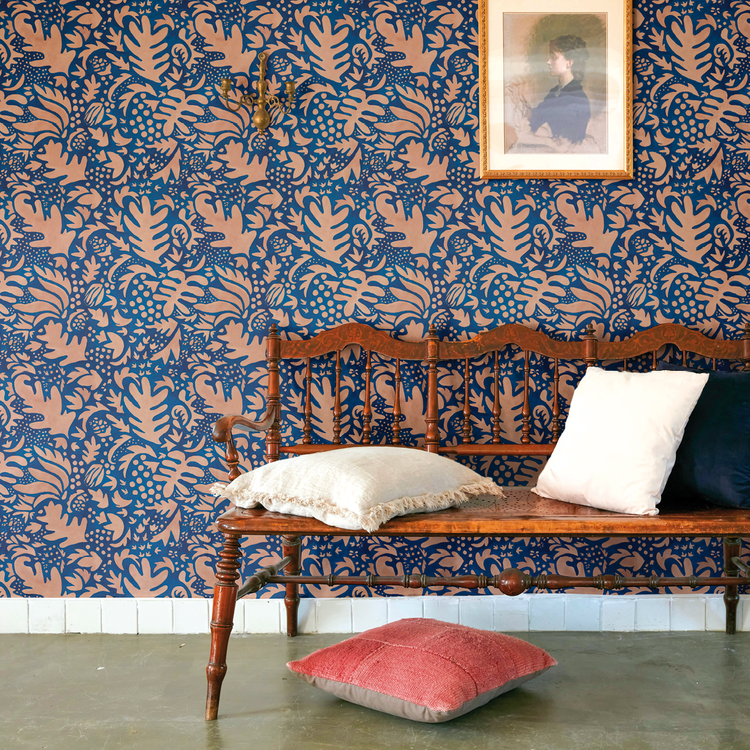 ALIÉNOR bleu et rose