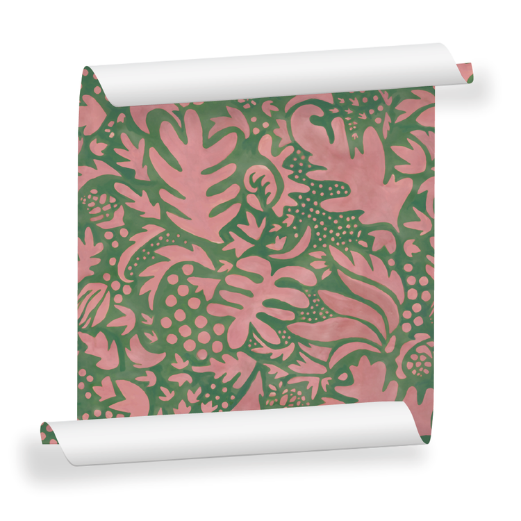 ALIÉNOR vert et rose