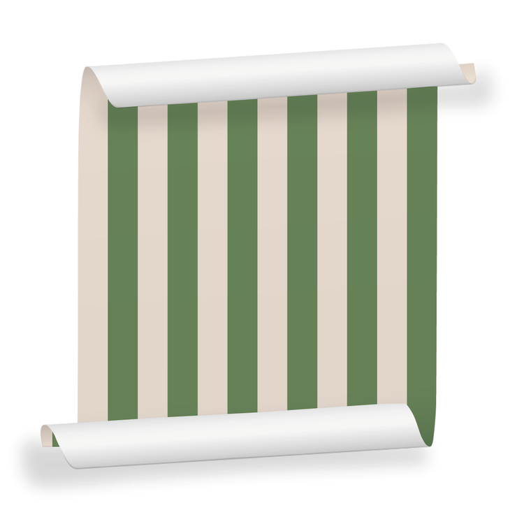 AUGUSTE vert anglais et crème