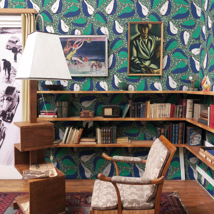 AYA vert de gris et bleu