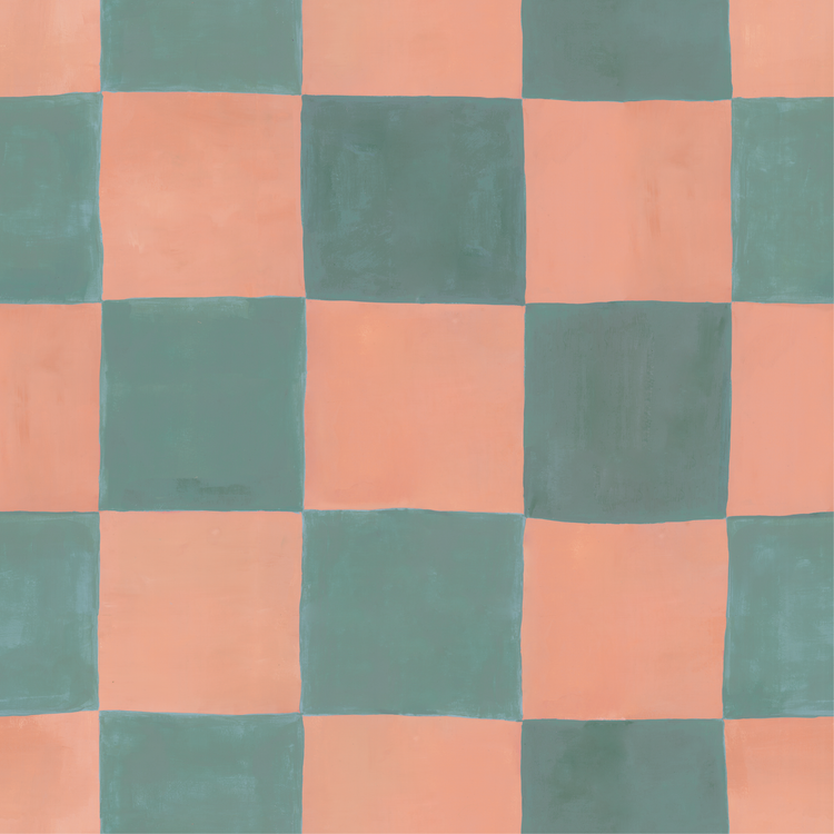 ÉMILIE bleu et rose pale