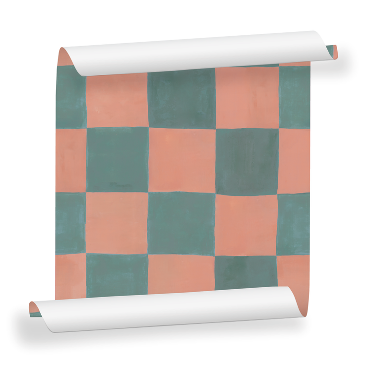 ÉMILIE bleu et rose pale