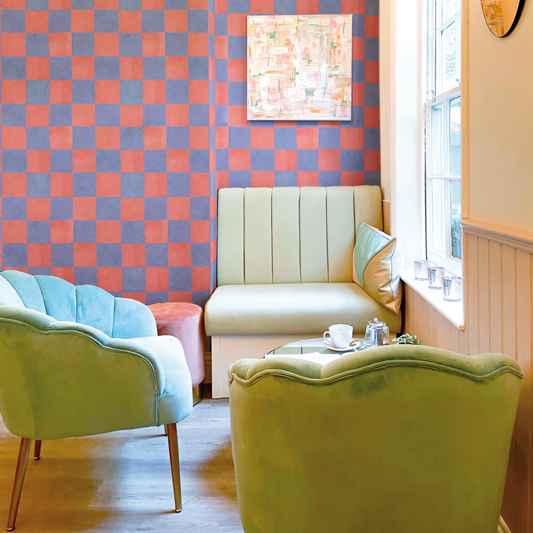 ÉMILIE bleu et rose