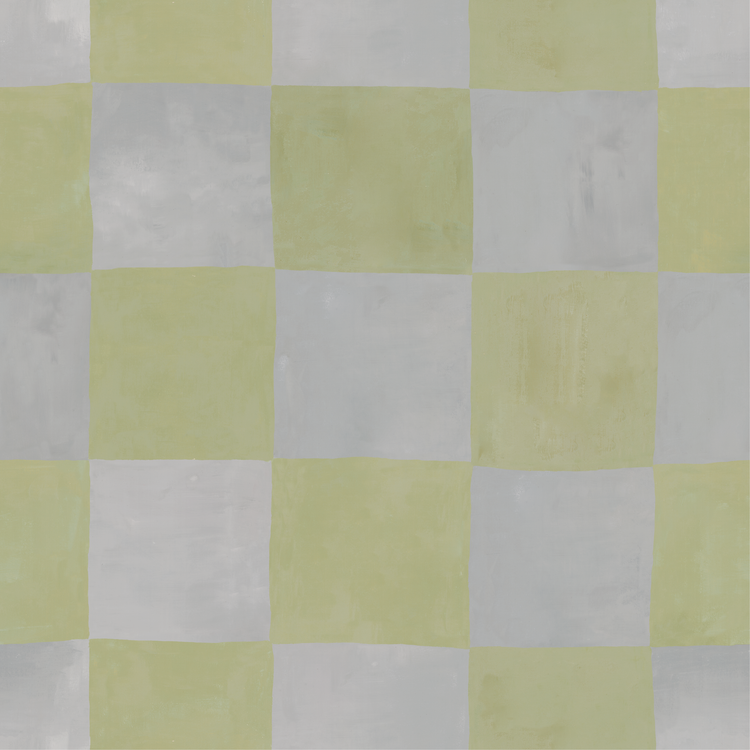 ÉMILIE vert de gris et bleu