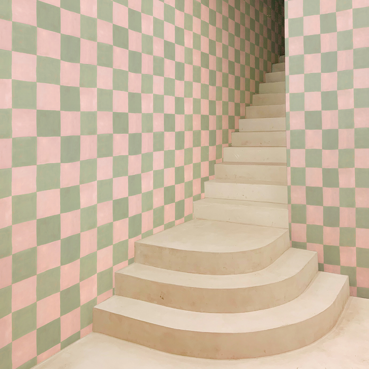 ÉMILIE vert et rose