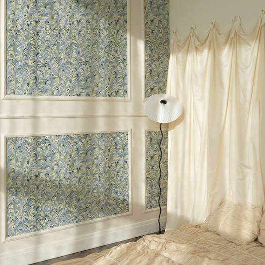 LEONARDO bleu et vert