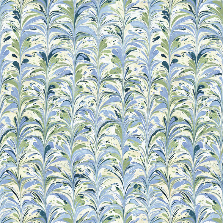 LEONARDO bleu et vert