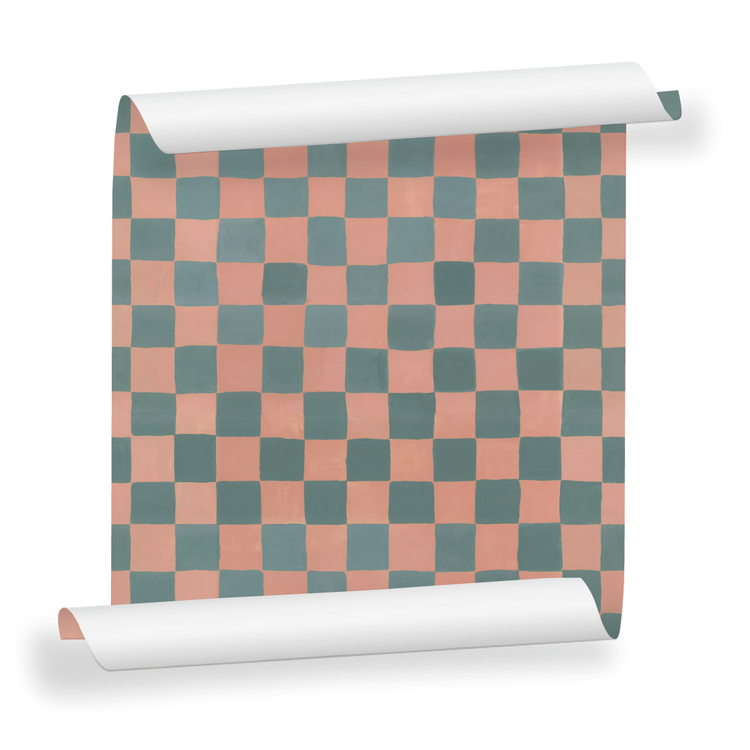 NOÉMIE bleu et rose pale