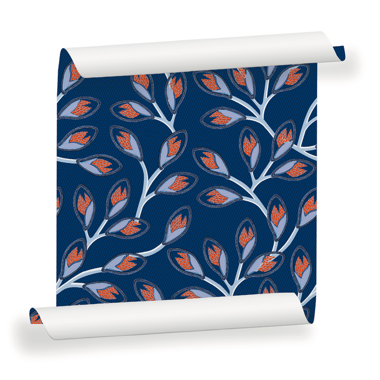 NYAMBURA bleu et rouge