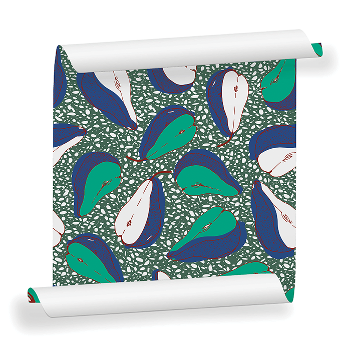 AYA vert de gris et bleu