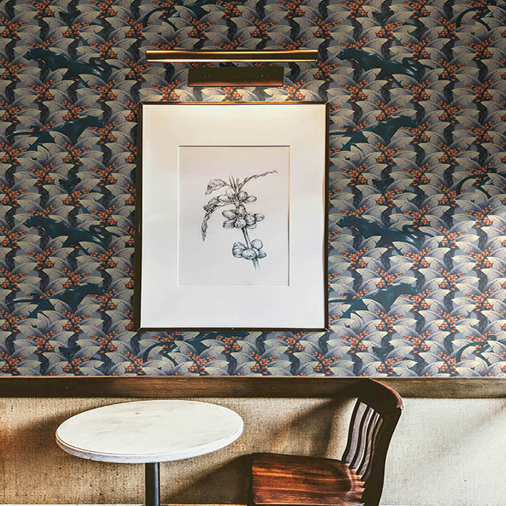 FÉLINDRA beige, bleu et rouge