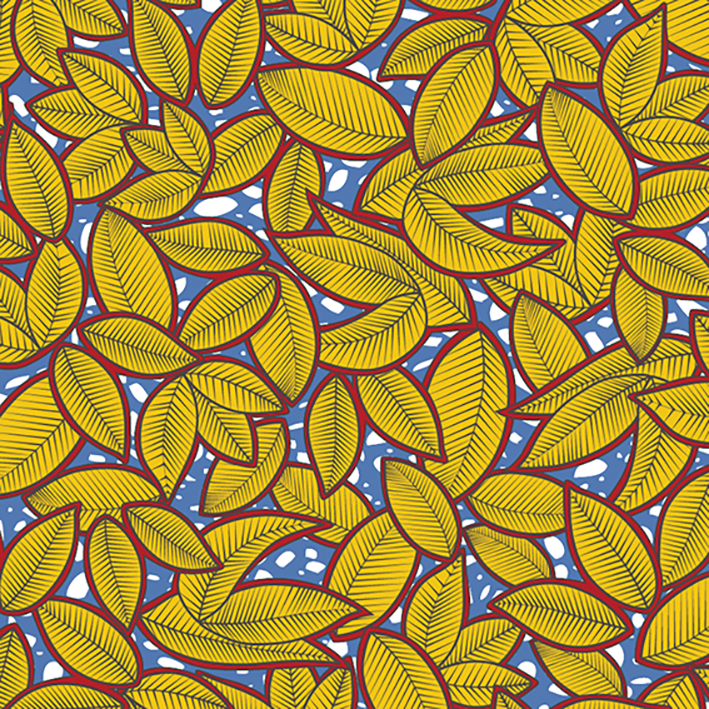 HASSANATOU jaune et bleu