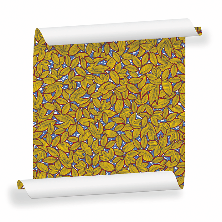 HASSANATOU jaune et bleu