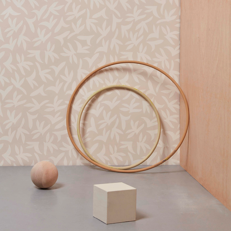 JARDIN D'HIVER crème sur grège