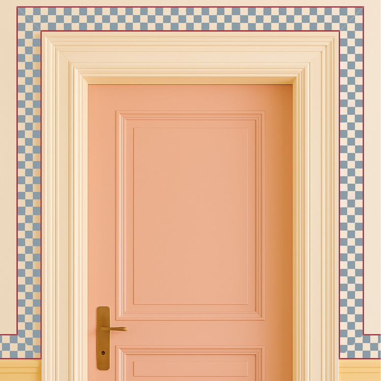 CLYDE bleu et bordeaux