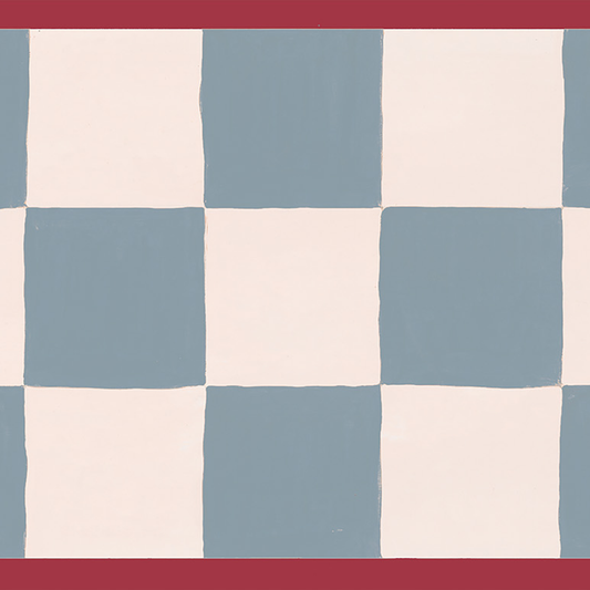 CLYDE bleu et bordeaux