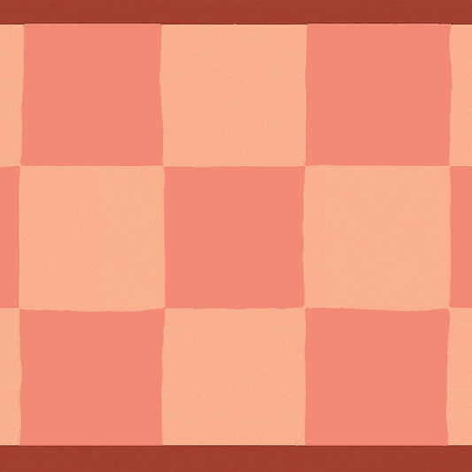 CLYDE rose saumon et bordeaux