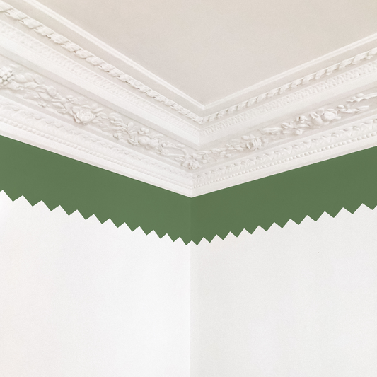 FRISE CRANTÉE vert